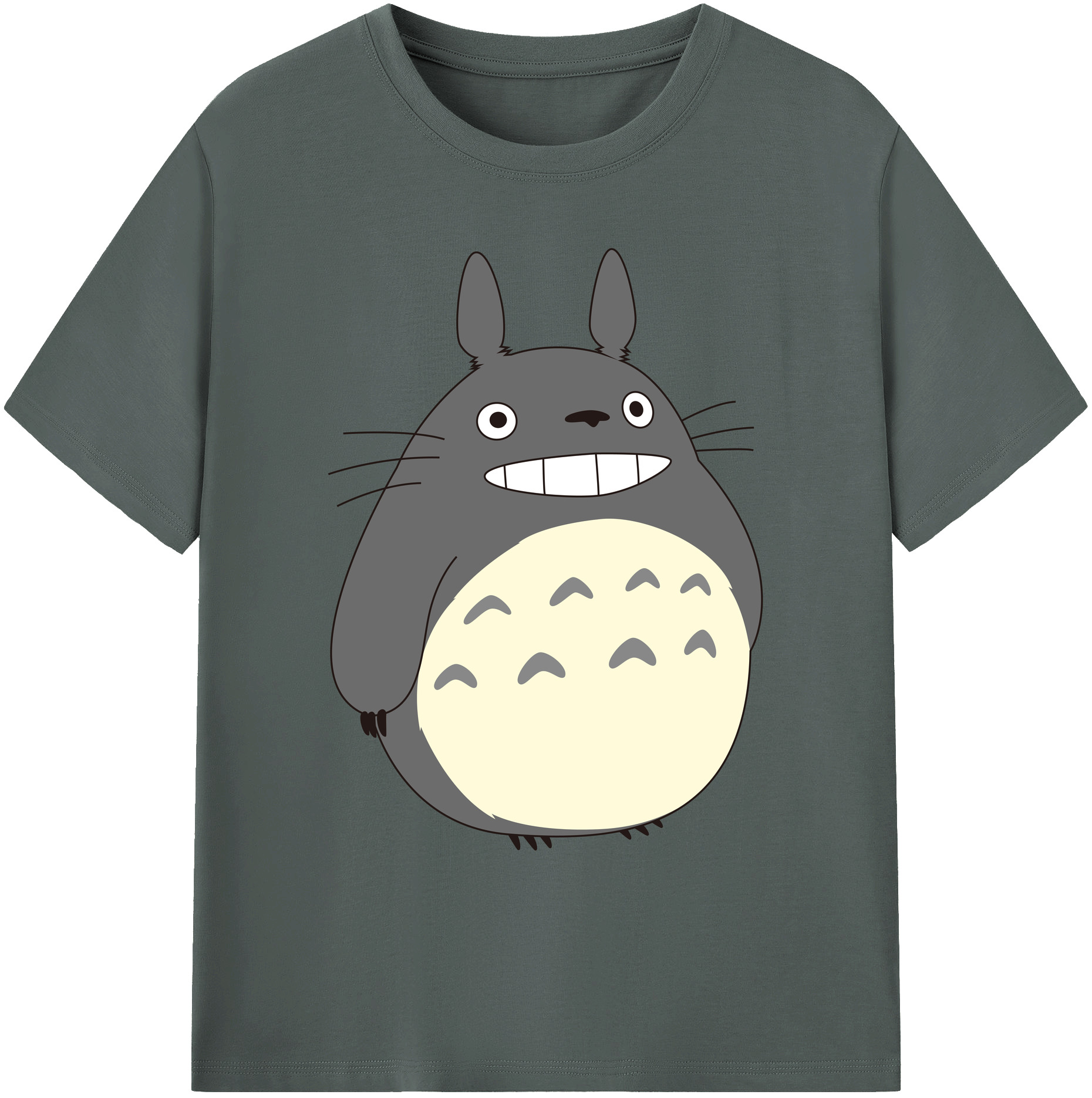 （画像用） となりのトトロ 草壁メイ 草壁サツキ My Neighbor Totoro Satsuki Kusakabe Mei Kusakabe 綿100％ メンズ半袖Tシャツ｜肌触りやわらか＆通気性